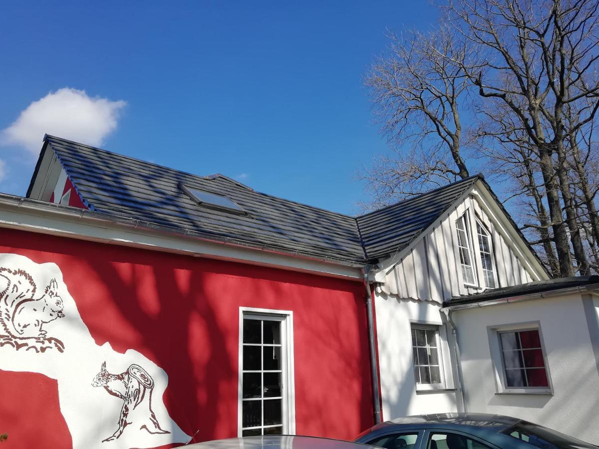Kleines Studio Im Eichenwaeldchen, 1 Zimmer Kueche Bad Friedrichsgrun Bagian luar foto