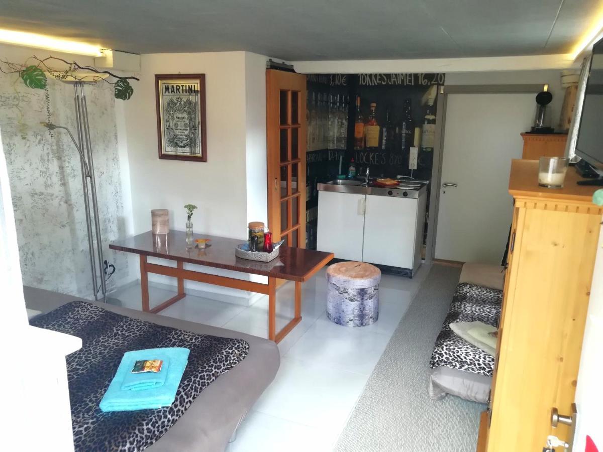 Kleines Studio Im Eichenwaeldchen, 1 Zimmer Kueche Bad Friedrichsgrun Bagian luar foto